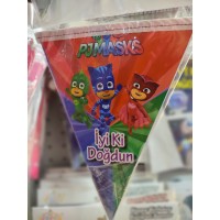 Pj Mask Üçgen Flama 2 Metre Pj Mask Üçgen Flama 2 Metre