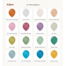 Kalisan Retro Balonlar 100'lü