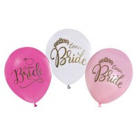 Bride Basklı Lateks Balon 5 adet