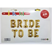 Bride Tobe Balon Set Gold 35 cm Bride Tobe Balon Set Gold 35 cm