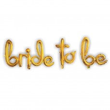 Bride To Be gold İmza folyo Balon