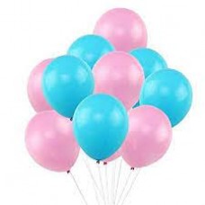 Pembe Mavi Balon 20 adet Pastel