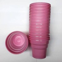 25'li Plastik Pembe Bardak