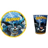 Tabak-Bardak Batman  8'li Set